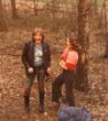 Meine jüngere Cousine und ich im 70er-Outfit... 1973